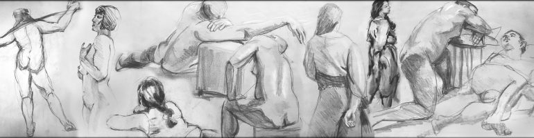 A series of short pose sketches